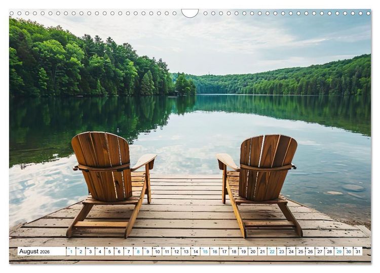 Produktbild: Momente der Stille (Wandkalender 2026 DIN A3 quer), CALVENDO Monatskalender