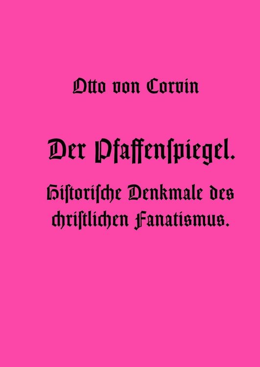 Produktbild: Der Pfaffenspiegel.