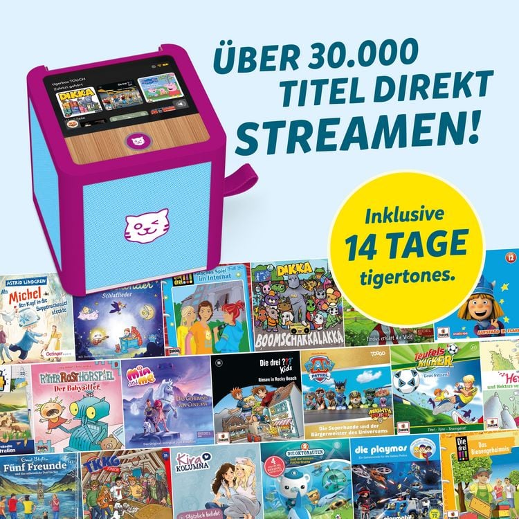 Produktbild: tigerbox TOUCH PLUS&nbsp;( Miami Sky / hellblau ) - ltd Edition