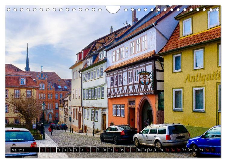 Produktbild: Ein Blick auf die Barockstadt Fulda (Wandkalender 2026 DIN A4 quer), CALVENDO Monatskalender