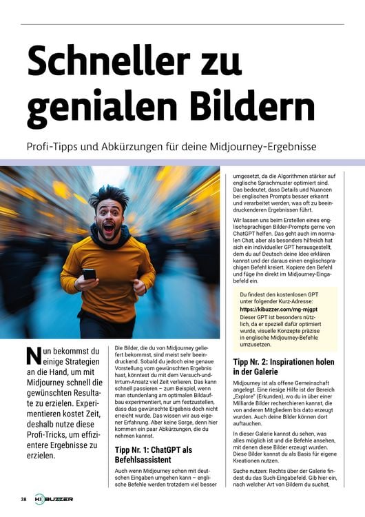 Produktbild: ChatGPT Einstieg KI Bilder
