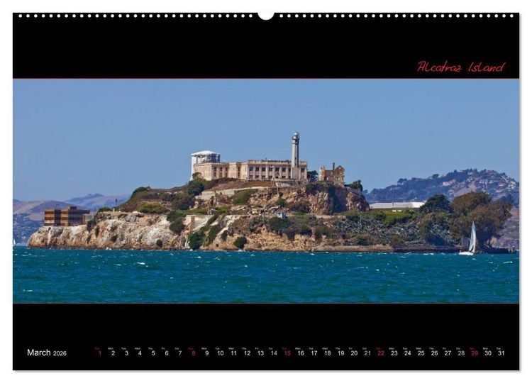 Produktbild: SAN FRANCISCO Panoramic Highlights (High Quality Premium Wall Calendar 2026 DIN A2 landscape),CALVENDO 12 Month Wall Calendar