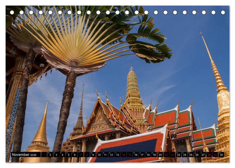 Produktbild: Thailand abseits der Str&auml;nde (Tischkalender 2026 DIN A5 quer), CALVENDO Monatskalender