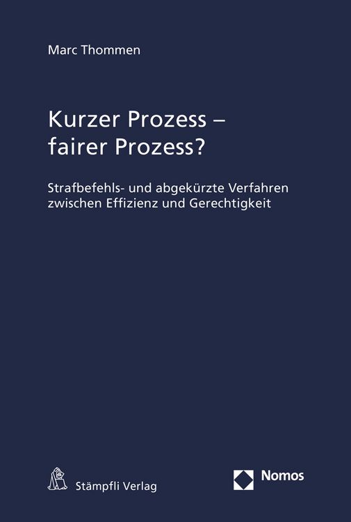 Produktbild: Kurzer Prozess - fairer Prozess?