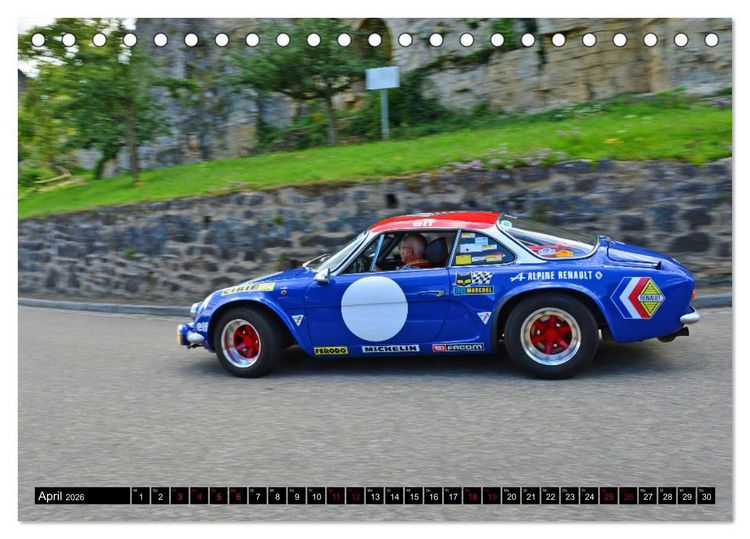 Produktbild: Renault Alpine A110 (Tischkalender 2026 DIN A5 quer), CALVENDO Monatskalender