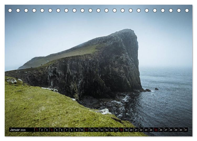 Produktbild: Isle of Skye - so sch&ouml;n kann schlechtes Wetter sein (Tischkalender 2026 DIN A5 quer), CALVENDO Monatskalender