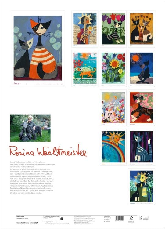 Produktbild: Rosina Wachtmeister Edition Kalender 2027
