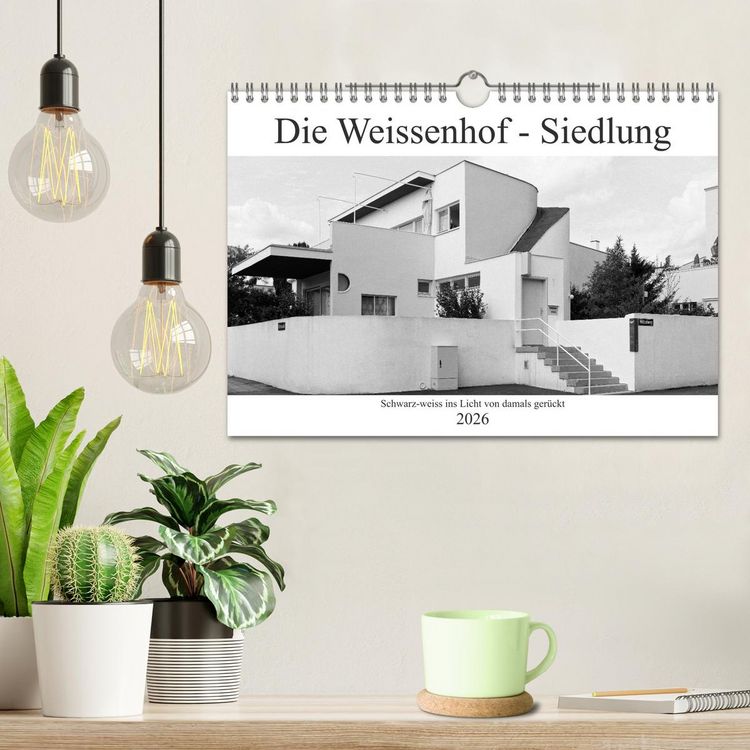 Produktbild: Die Weissenhof - Siedlung (Wandkalender 2026 DIN A4 quer), CALVENDO Monatskalender