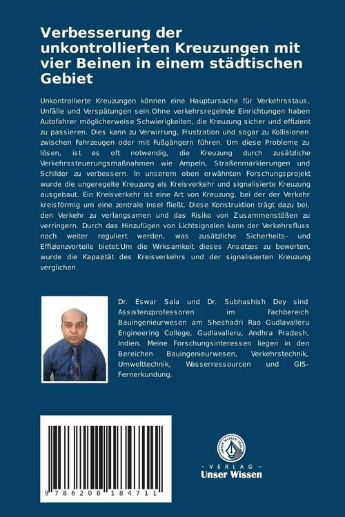 Produktbild: Verbesserung der unkontrollierten Kreuzungen mit vier Beinen in einem st&auml;dtischen Gebiet