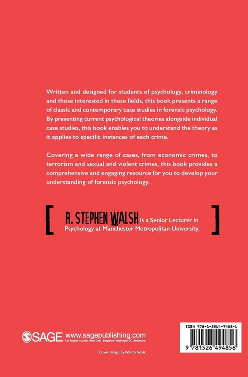 Produktbild: Key Cases in Forensic and Criminological Psychology