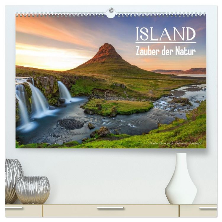 Produktbild: ISLAND - Zauber der Natur (hochwertiger Premium Wandkalender 2026 DIN A2 quer), Kunstdruck in Hochglanz