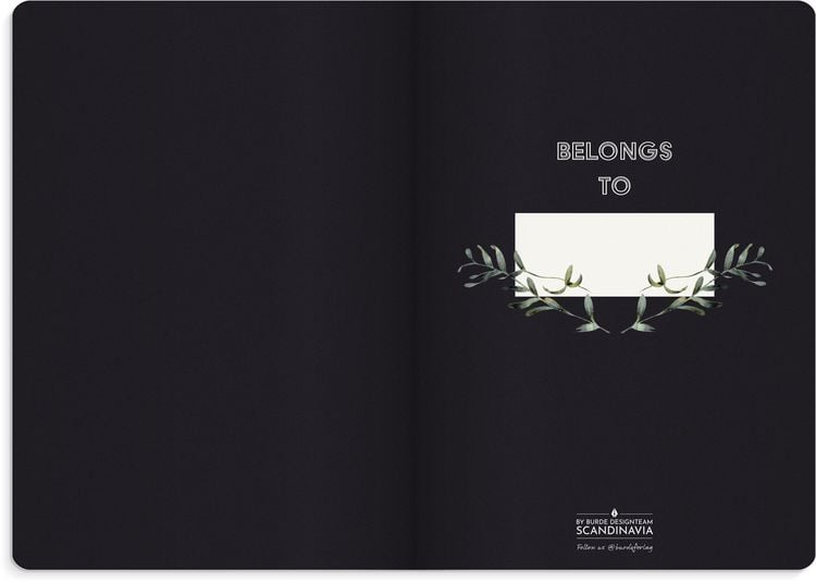 Produktbild: Burde Notizbuch Deluxe A5 Flower
