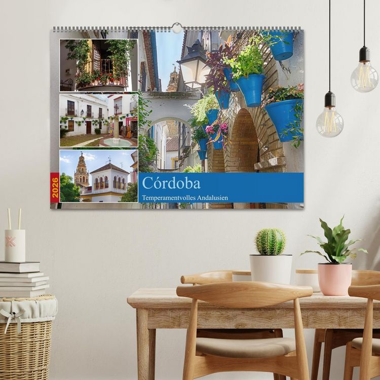 Produktbild: C&oacute;rdoba -Temperamentvolles Andalusien (Wandkalender 2026 DIN A2 quer), CALVENDO Monatskalender