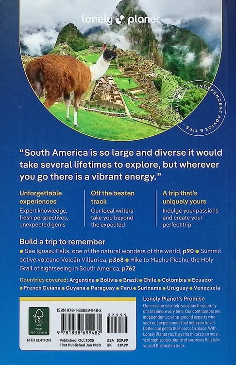 Produktbild: Lonely Planet South America