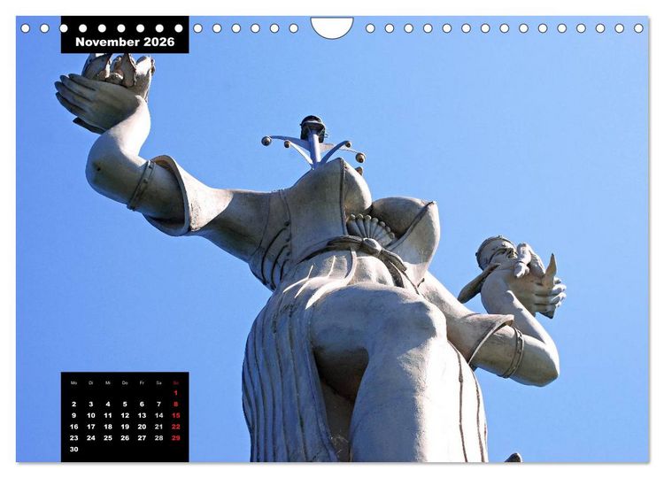 Produktbild: Architektur - Bauwerke mit k&uuml;nstlerischer Gestaltung (Wandkalender 2026 DIN A4 quer), CALVENDO Monatskalender