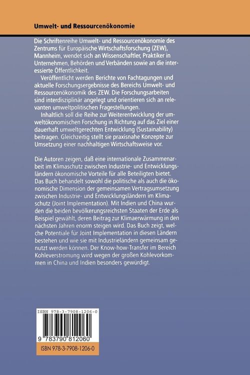 Produktbild: &Ouml;konomische Aspekte internationaler Klimapolitik