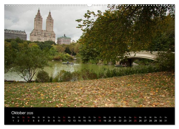Produktbild: Zu Besuch in New York (Wandkalender 2026 DIN A2 quer), CALVENDO Monatskalender