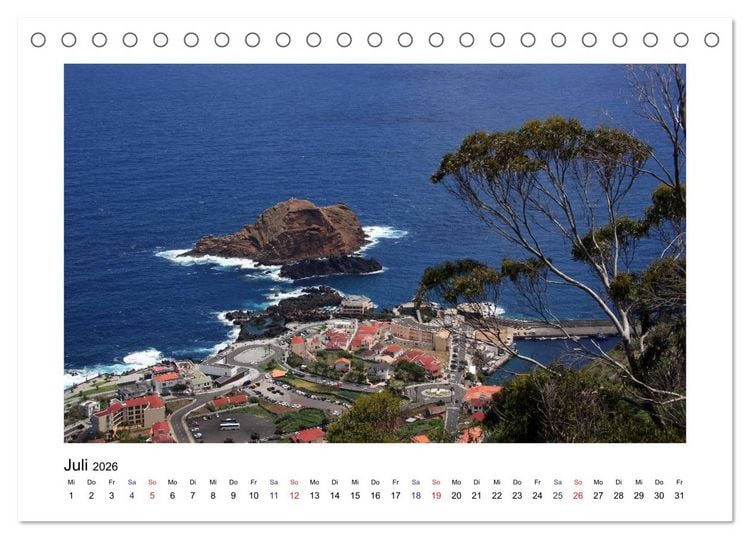Produktbild: Madeira (Tischkalender 2026 DIN A5 quer), CALVENDO Monatskalender