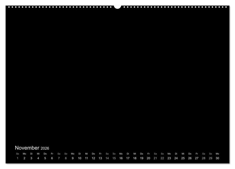 Produktbild: Bastelkalender: DIY Kreativ-Kalender -schwarz- (Wandkalender 2026 DIN A2 quer), CALVENDO Monatskalender