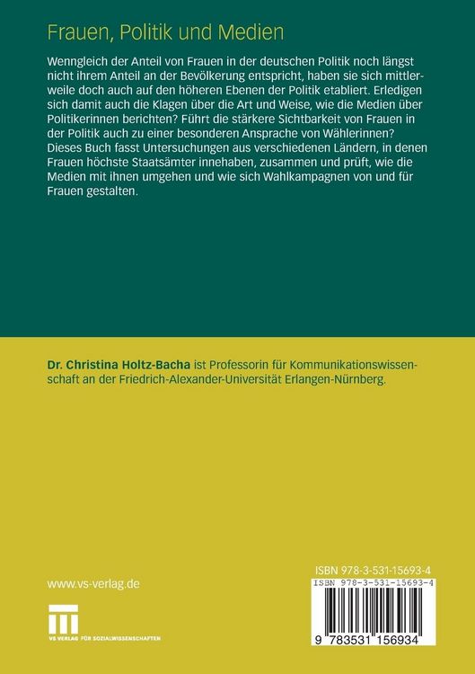 Produktbild: Frauen, Politik und Medien