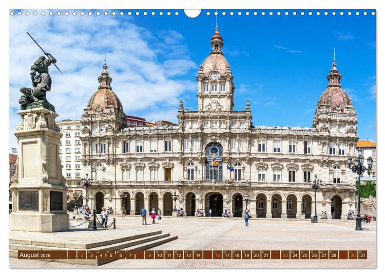 Produktbild: Faszinierende St&auml;dte Westeuropas - von Lissabon bis Antwerpen (Wandkalender 2026 DIN A3 quer), CALVENDO Monatskalender
