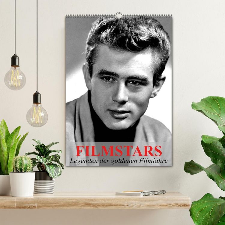 Produktbild: Filmstars - Legenden der goldenen Filmjahre (Wandkalender 2026 DIN A2 hoch), CALVENDO Monatskalender