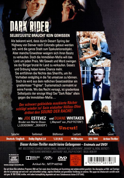 Produktbild: Dark Rider - Selbstjustiz braucht kein Gewissen (uncut)