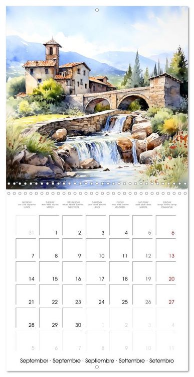 Produktbild: Terres d'habitats (Calendrier mural carr&eacute; 2026 30x30 cm) Calendrier double avec une page pour vos prises de notes