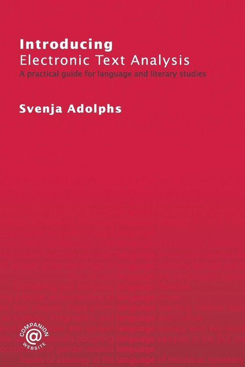 Produktbild: Introducing Electronic Text Analysis