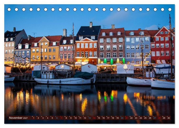 Produktbild: D&auml;nemark - J&uuml;tland & Kopenhagen, Impressionen aus dem hohen Norden (Tischkalender 2027 DIN A5 quer), CALVENDO Monatskalender