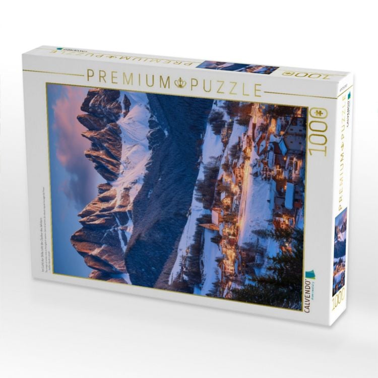 Produktbild: CALVENDO Puzzle Im Licht der Stille ruht der Zauber des Winters | 1000 Teile Lege-Gr&ouml;&szlig;e 64x48cm Foto-Puzzle f&uuml;r gl&uuml;ckliche Stunden