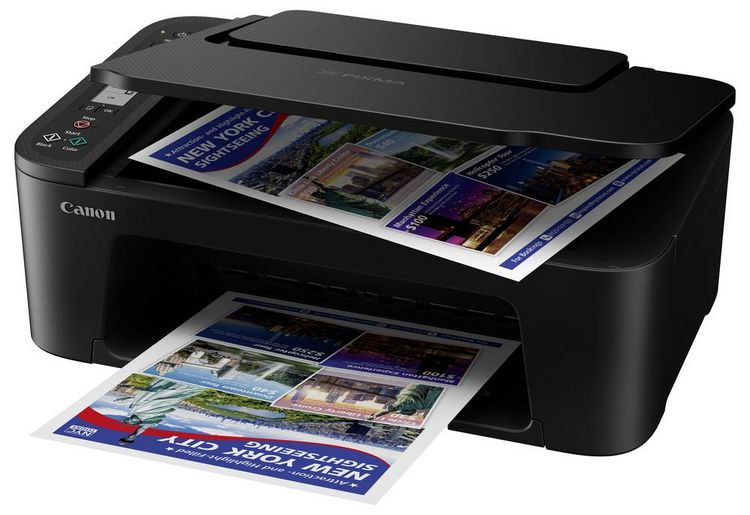 Produktbild: Canon PIXMA TS3750I EUR BK Multifunktionsdrucker Tintenstrahl Farbe A4 Drucker, Scanner, Kopierer Duplex, USB, WLAN