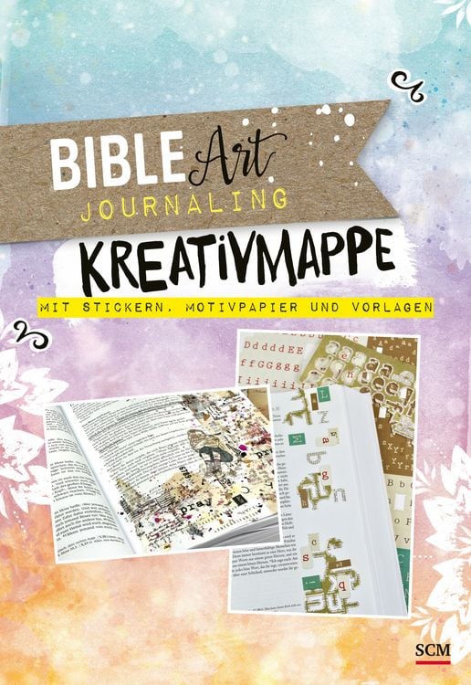Produktbild: Bible Art Journaling. Kreativmappe mit Stickern, Motivpapier und Vorlagen