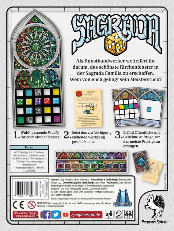 Produktbild: Pegasus Spiele - Sagrada