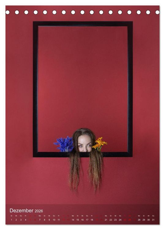 Produktbild: framed portraits - fine art Fotografie von Michael Allmaier (Tischkalender 2026 DIN A5 hoch), CALVENDO Monatskalender