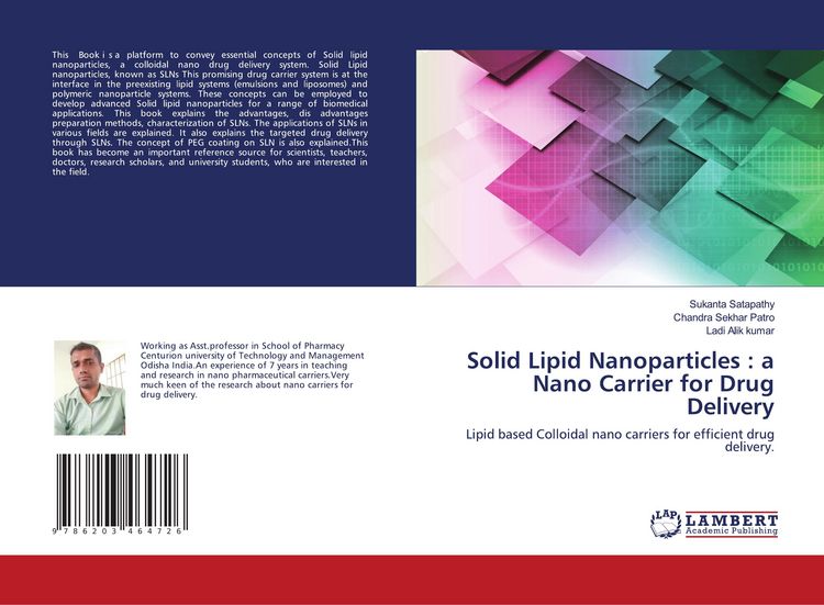 Produktbild: Solid Lipid Nanoparticles : a Nano Carrier for Drug Delivery