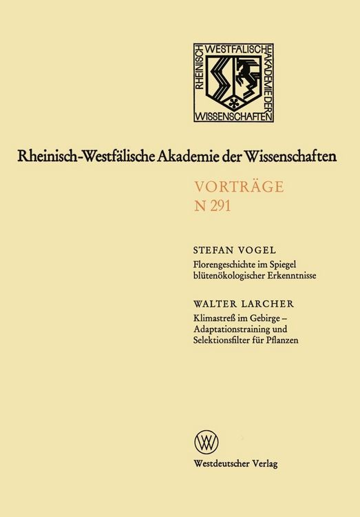 Produktbild: Florengeschichte im Spiegel bl&uuml;ten&ouml;kologischer Erkenntnisse
