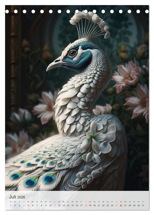 Produktbild: Fantastische Vogelwelt (Tischkalender 2026 DIN A5 hoch), CALVENDO Monatskalender