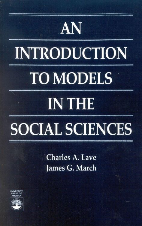 Produktbild: An Introduction to Models in the Social Sciences