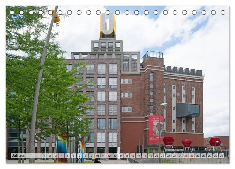 Produktbild: Bauhaus-Architektur im Ruhrgebiet (Tischkalender 2026 DIN A5 quer), CALVENDO Monatskalender