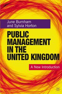 Produktbild: Public Management in the United Kingdom