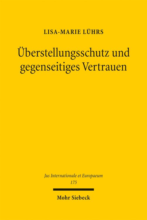 Produktbild: L&uuml;hrs, L: &Uuml;berstellungsschutz und gegenseitiges Vertrauen
