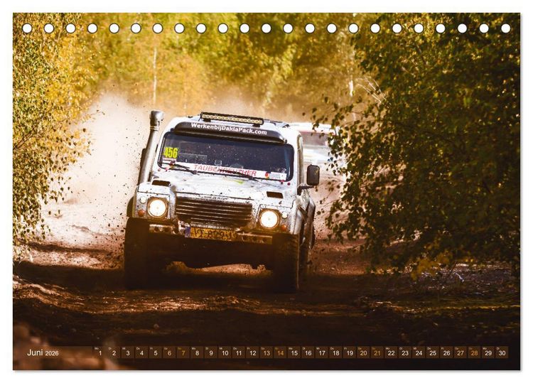 Produktbild: RALLYE RAID (Tischkalender 2026 DIN A5 quer), CALVENDO Monatskalender