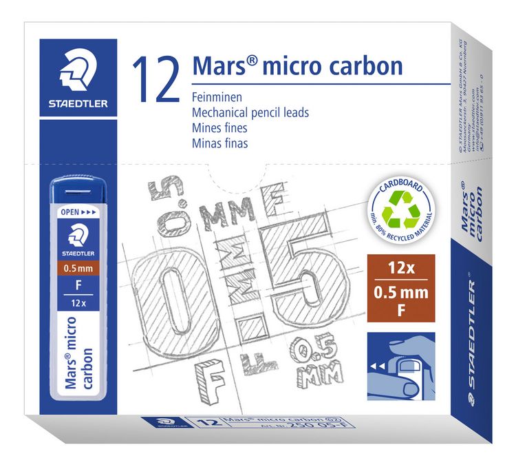 Produktbild: STAEDTLER Feinmine, Filmmine Feinmine Mars&reg; micro carbon 250