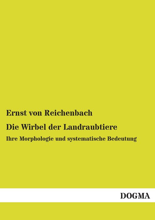 Produktbild: Die Wirbel der Landraubtiere