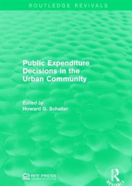Produktbild: Public Expenditure Decisions in the Urban Community