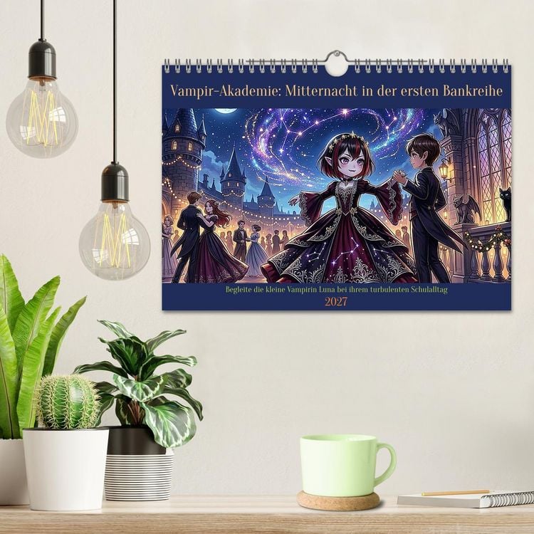 Produktbild: Vampir-Akademie: Mitternacht in der ersten Bankreihe (Wandkalender 2027 DIN A4 quer), CALVENDO Monatskalender