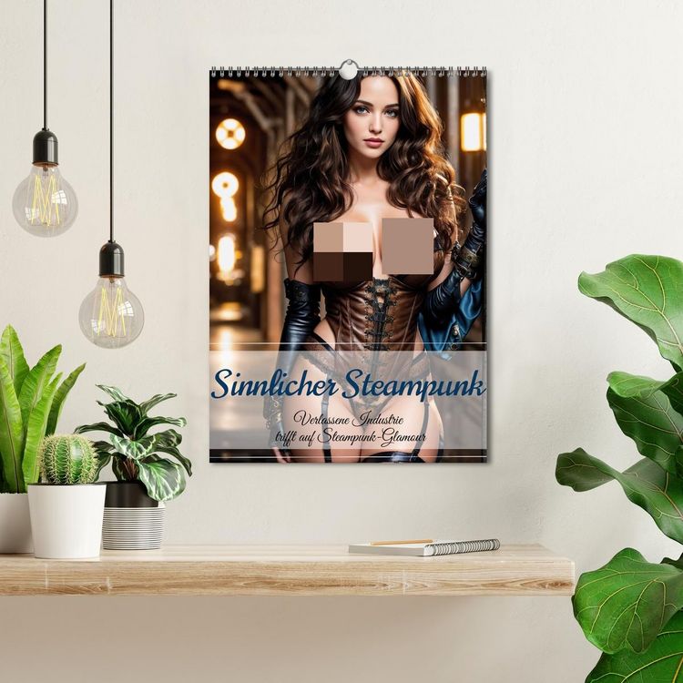 Produktbild: Sinnlicher Steampunk (Wandkalender 2026 DIN A3 hoch), CALVENDO Monatskalender
