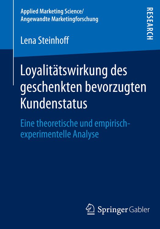 Produktbild: Loyalit&auml;tswirkung des geschenkten bevorzugten Kundenstatus