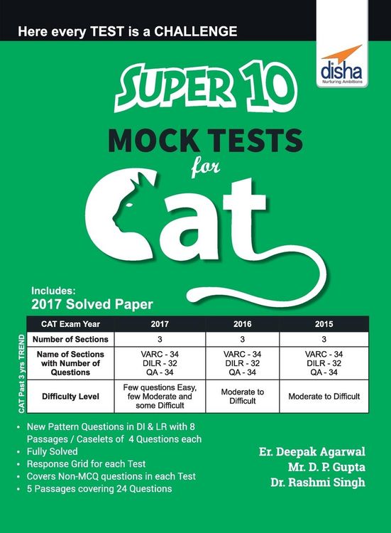 Produktbild: Super 10 Mock Tests for CAT